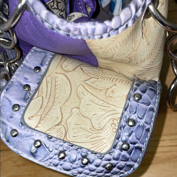 Cowgirl Trendy Elegant Floral Embellished Shoulder Bag - Picture 8 of 13